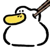 Емодзі Annoying Duck 🥢