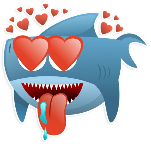 Стикер Telegram «AntiLand Shark» 😍