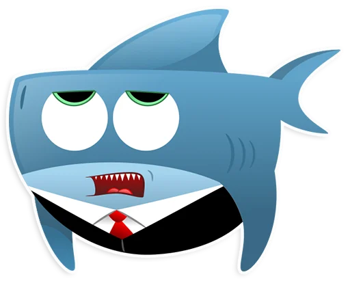 Стікер Telegram «AntiLand Shark» 🙄