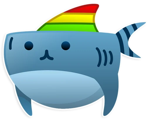 AntiLand Shark emoji 🙃
