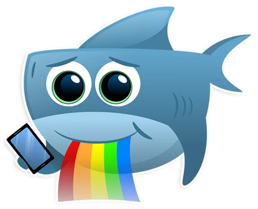 AntiLand Shark emoji 🌈