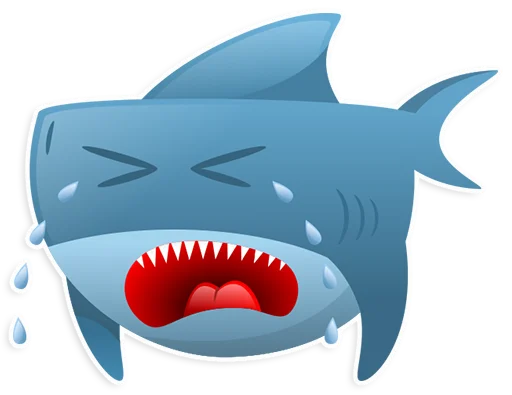 Telegram stiker «AntiLand Shark» 😭