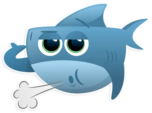 Telegram Sticker «AntiLand Shark» 😤