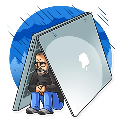 Стікер Telegram «Steve Jobs» 