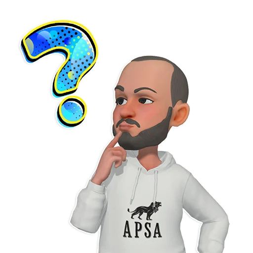 Telegram Sticker «APSA Studio» ❓