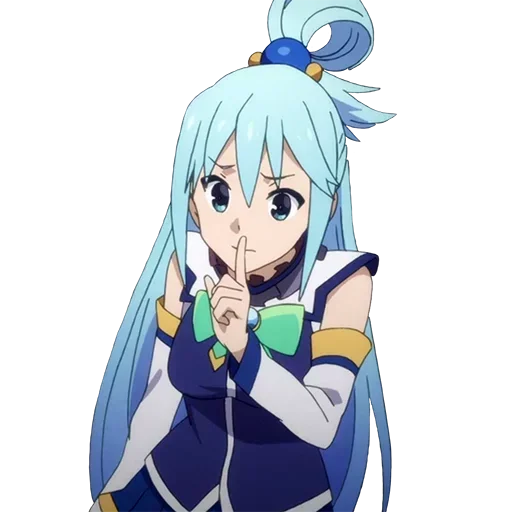 Aqua sama emoji 🤫