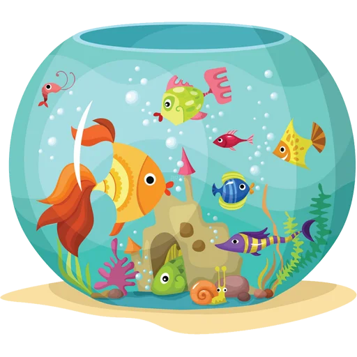 Aquariums stiker 🐠