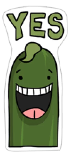 Стікер Telegram «Cucumber.AL» 
