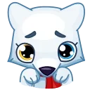 Arctic Fox emoji 🥺