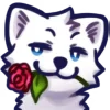 Arctic Fox emoji 🌹