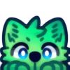 Arctic Fox emoji 🟢