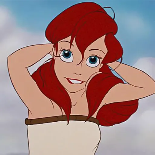 Ariel Disney stiker 🧜‍♀