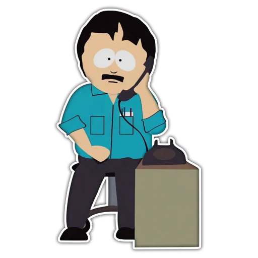 Telegram stiker «Южный Парк - South Park» 📞