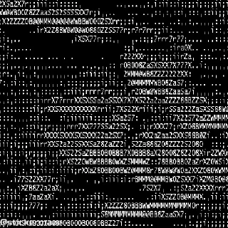 Стикер 18+ ASCII art ⭐