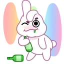 Bunny sticker 🥴