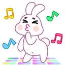 Bunny sticker 💃