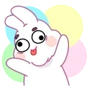 Asian Bunny  emoji 🤪