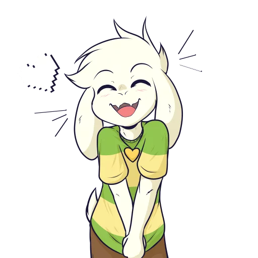 Asriel sticker ❤️