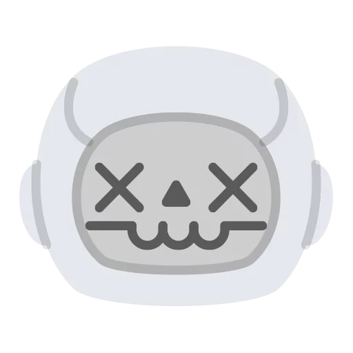 Telegram Sticker «Astromoji» 💀