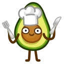 Эмодзи телеграм Avocado