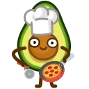 Эмодзи телеграм Avocado