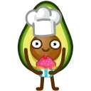 Telegram emoji Avocado