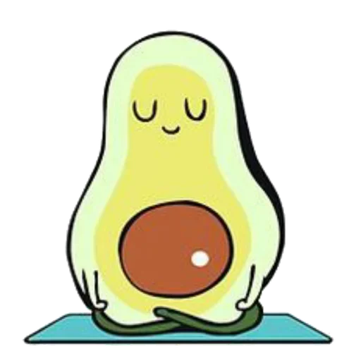 Telegram stiker «Avocado Guy» 😗