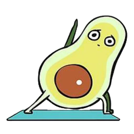 Стікер Telegram «Avocado Guy» 😜