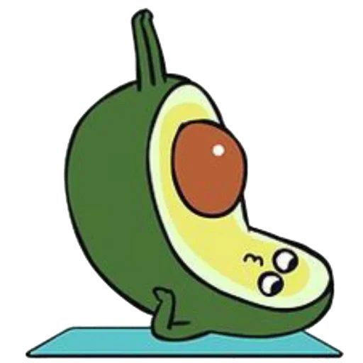 Стікер Telegram «Avocado Guy» 😋