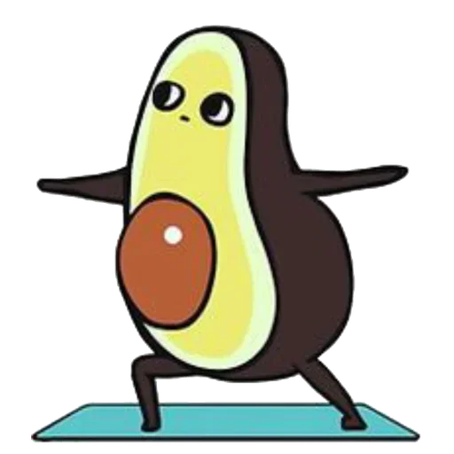Стікер Telegram «Avocado Guy» 😙