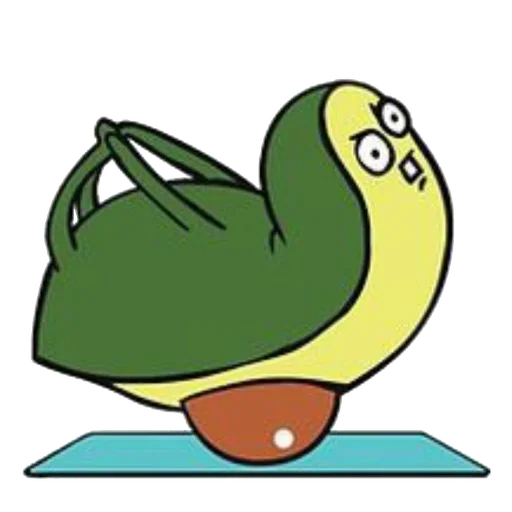 Telegram stiker «Avocado Guy» 😏