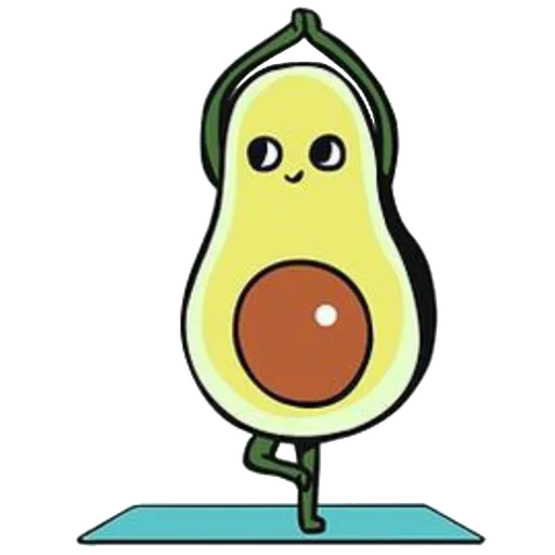 Telegram Sticker «Avocado Guy» 😡
