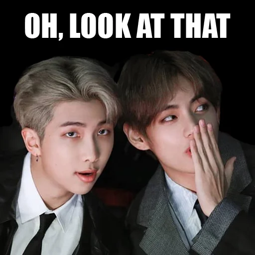 Стикер Awesome BTS Memes 😮