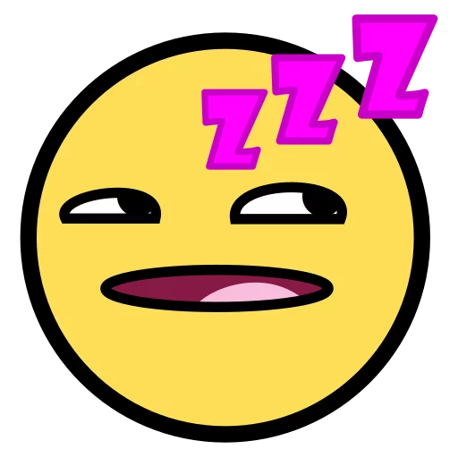 Awesome Face sticker 😴