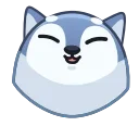 Стікер Wolf Awoo Emoji  🐺