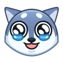 Стікер Wolf Awoo Emoji  🥹