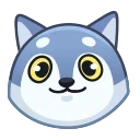 Эмодзи Wolf Awoo Emoji 😜