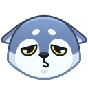 Wolf Awoo Emoji  sticker 😫
