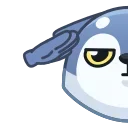 Эмодзи Wolf Awoo Emoji  🫡