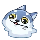 Эмодзи Wolf Awoo Emoji 🫠
