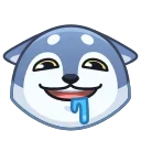 Эмодзи Wolf Awoo Emoji  🤤