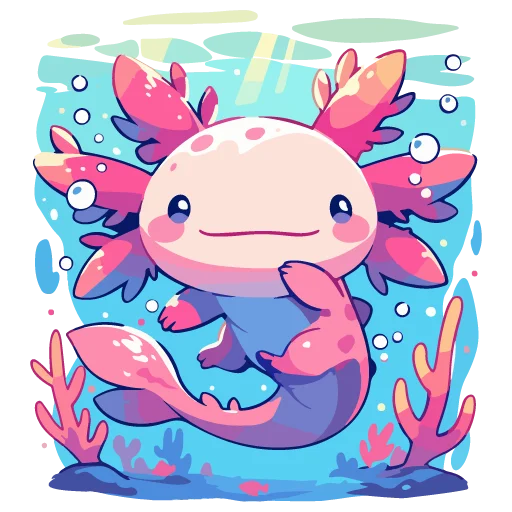 Стікер Axolotl 💕