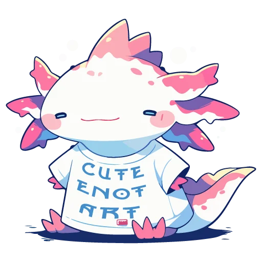 Стікер Telegram «Axolotl» 💕