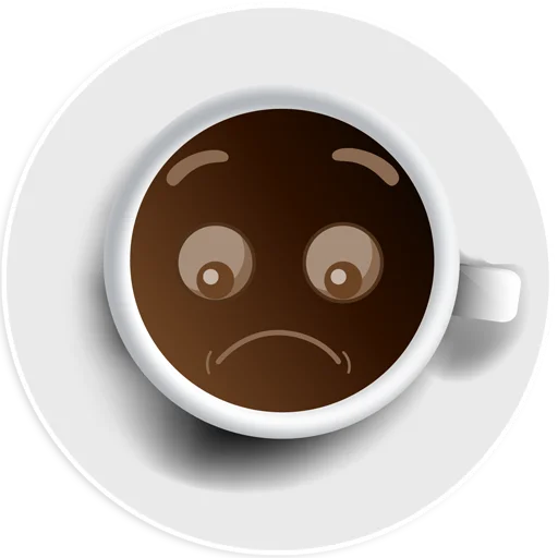 Telegram Sticker «Abaryhien Coffee» ☹️
