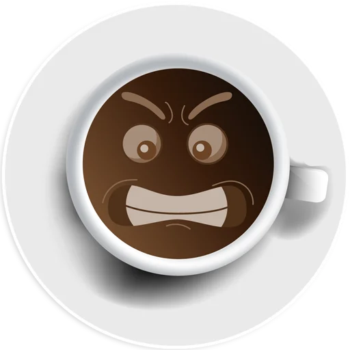 Telegram Sticker «Abaryhien Coffee» 😠
