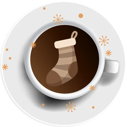 Стикер Telegram «Abaryhien Coffee» 🎄