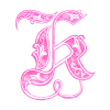 Telegram emoji «Pink Glitter Alphabet» 🔤