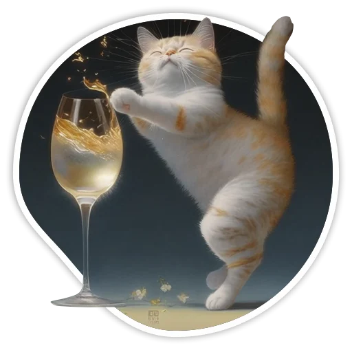 Эмодзи adadem cats 🥂