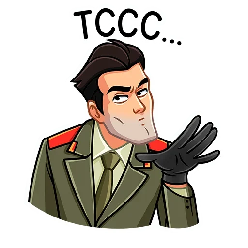 Telegram stiker «Агент КГБ» 🤫