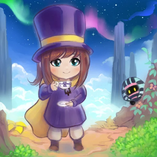 A Hat In Time Memes sticker ☕